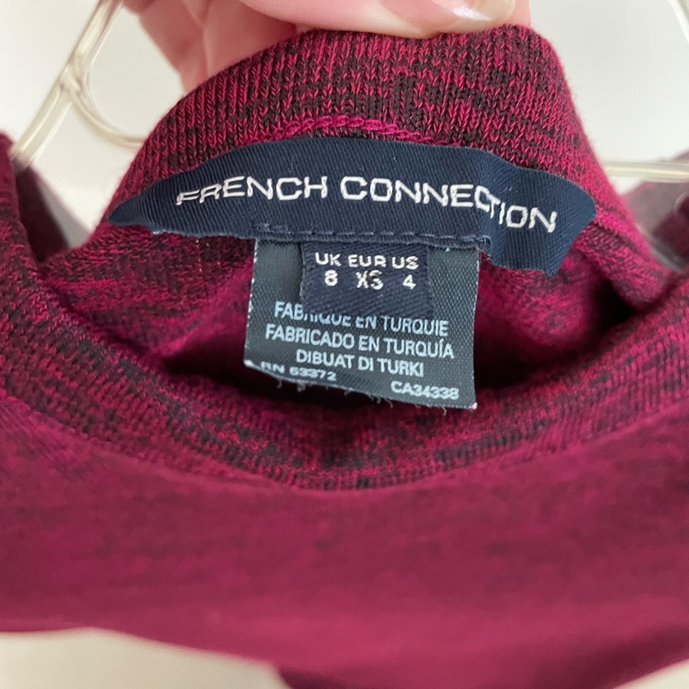 French Connection Raspberry midi dress NWOT - Picture 3 of 3